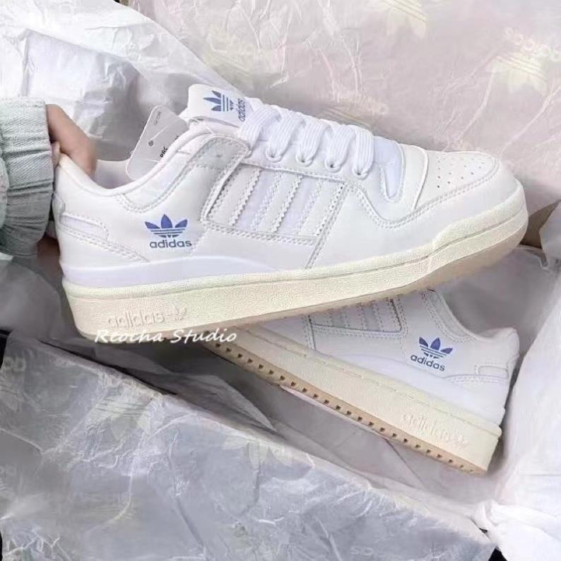 DAS forum trắng xanh đế nâu Giày Thể Thao Sneaker Das Forum Trắng Xanh 84 Low ADV Shoes Cloud White Blue Bird Cao Cấp