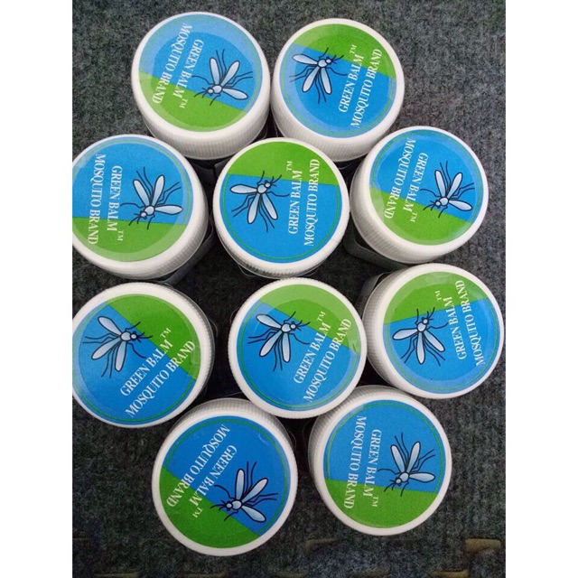 Dầu thoa muỗi đốt Mosquito Balm Thái Lan cho bé, dầu cù là xanh , tinh dầu xoa nóng 25mg - Xukashop
