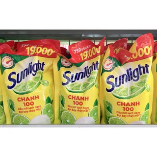 NƯỚC RỬA CHÉN SUNLIGHT CHANH , TÚI 750 G