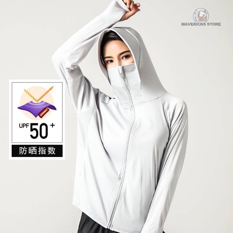 Áo Khoác Chống Nắng Phối Khóa Kéo Thời Trang