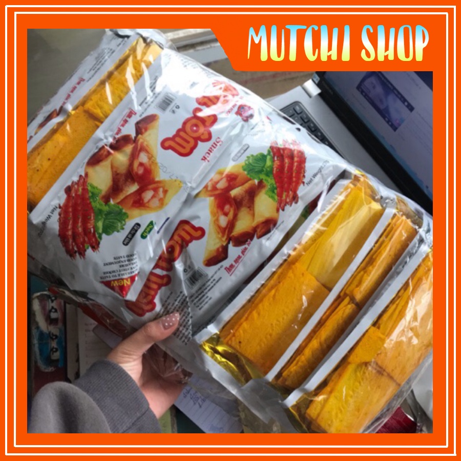 Snack Nem Tôm Ăn Vặt Giòn Ngon Set 10 Gói 22g Hương Vị Cay Ngọt Nhẹ Sỉ Đồ Ăn Vặt Trẻ Em Hà Nội