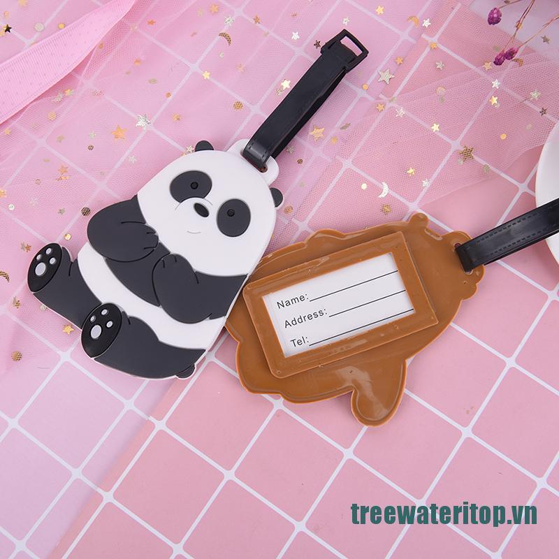 < Ritop < Ritop >Al We Bare Bears Travel Tag Travel Accessories