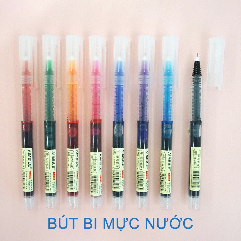 Bút bi nước khô nhanh Lyanwn - 0.5mm - viết thư pháp -Ống bút liền tục  mực-5 màu sắc- 1 chiếc Lyanwn