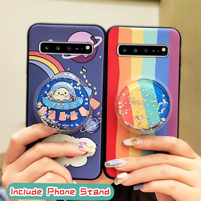 GLISTEN Ốp Lưng Silicone Chống Bụi Cho Samsung Galaxy S10 5g / Sm-G977N