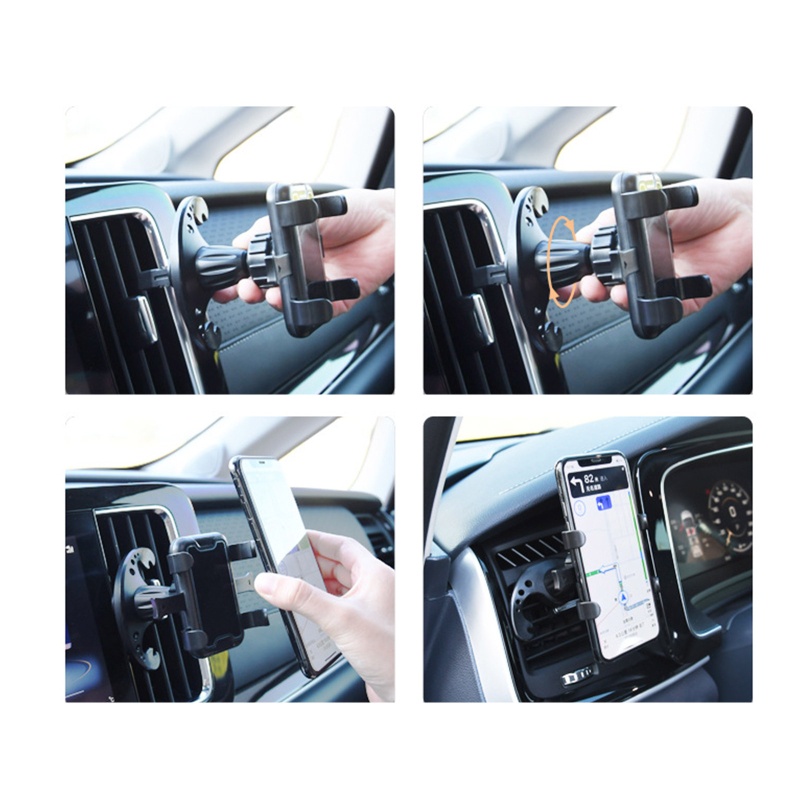 Giá Đỡ Điện Thoại Gắn Lỗ Thông Gió Xe Hơi An Toàn Tiện Dụng