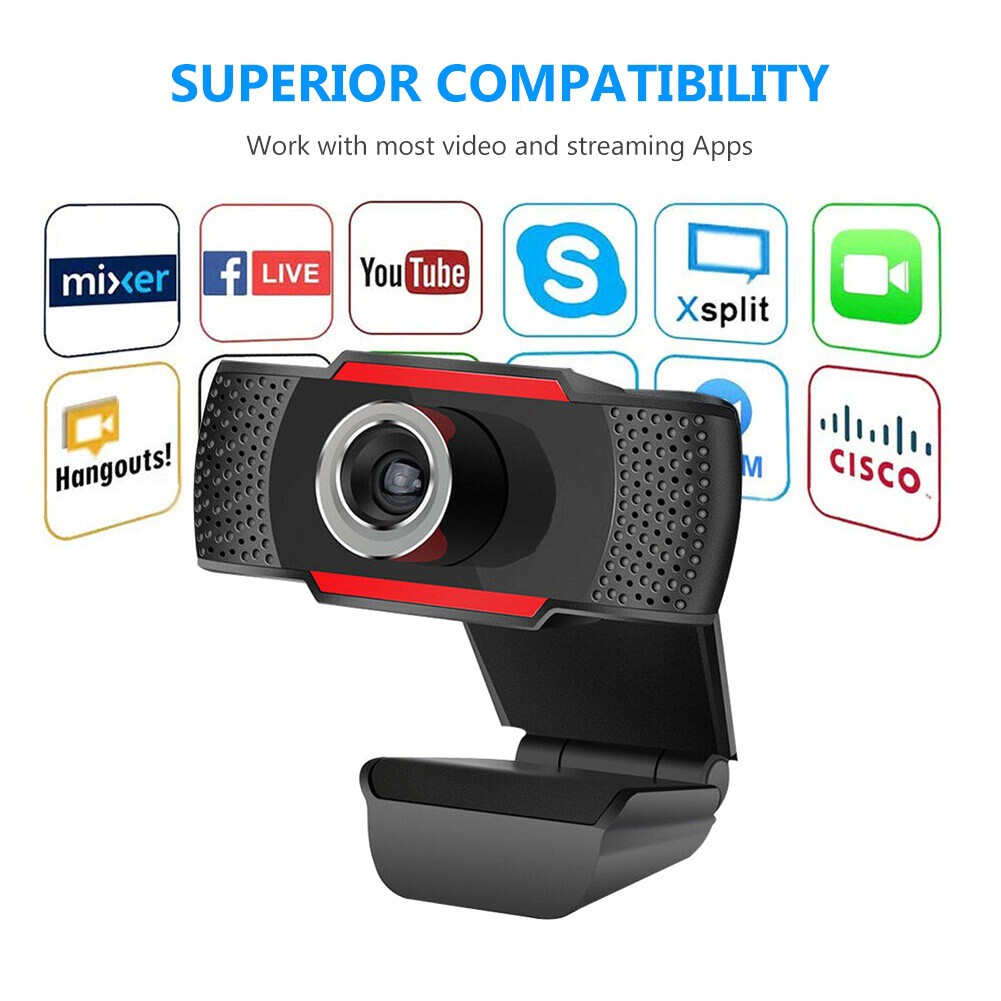 Webcam Papuacu 480 / 720 / 1080p Usb 2.0 Tích Hợp Micro Cho Máy Tính | BigBuy360 - bigbuy360.vn