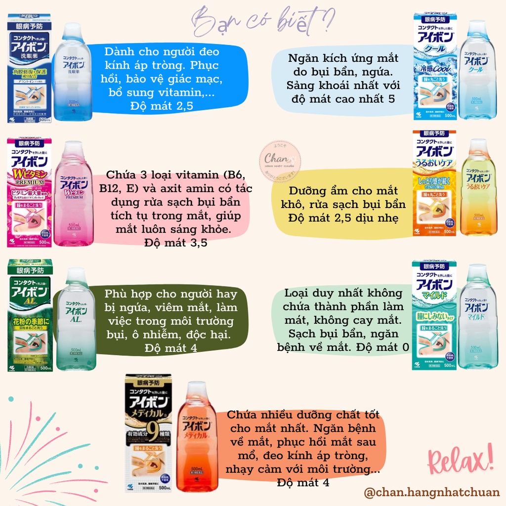 Nước Rửa Mắt Eyebon Kobayashi