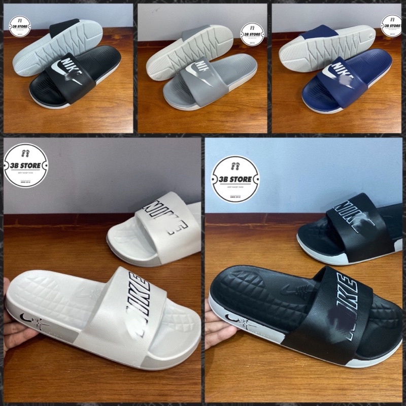 Dép Nam thể thao NK ⚡️FREESHIP⚡️ quai ngang đúc thể thao Đế Êm chống nước