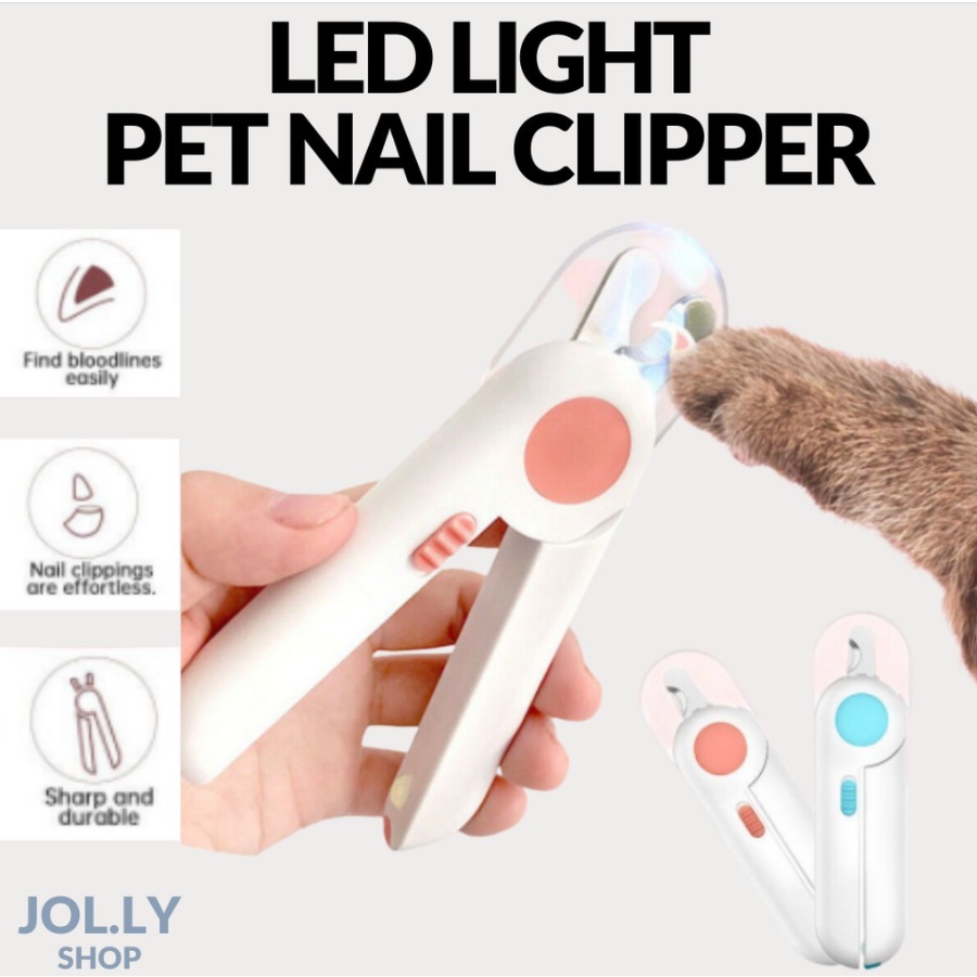 Dụng Cụ Cắt Móng Tay Có Đèn LED Cho Thú Cưng Chó Mèo Dễ Thương