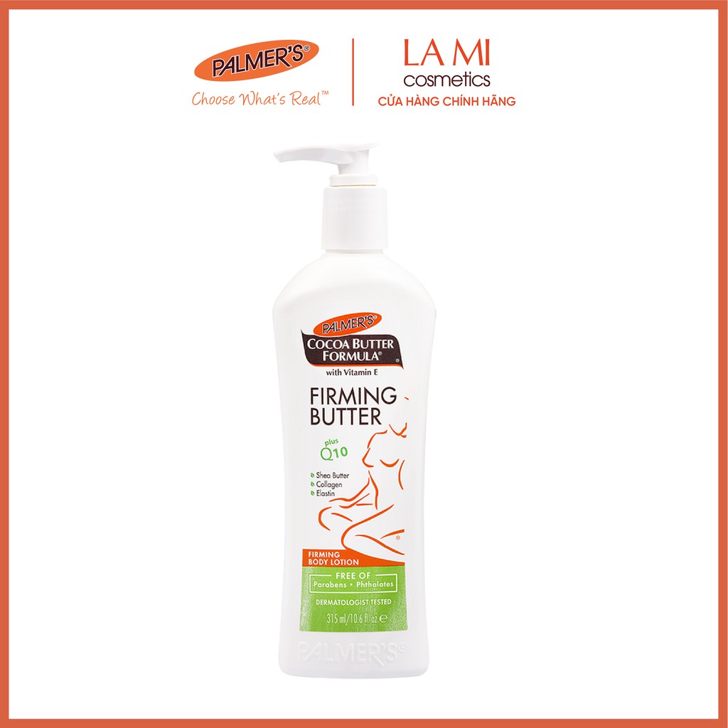 Bộ sản phẩm phục hồi làn da sau sinh Palmer's (Lotion sau sinh, Kem săn ngực và Kem ngăn ngừa nứt nẻ đầu ti)