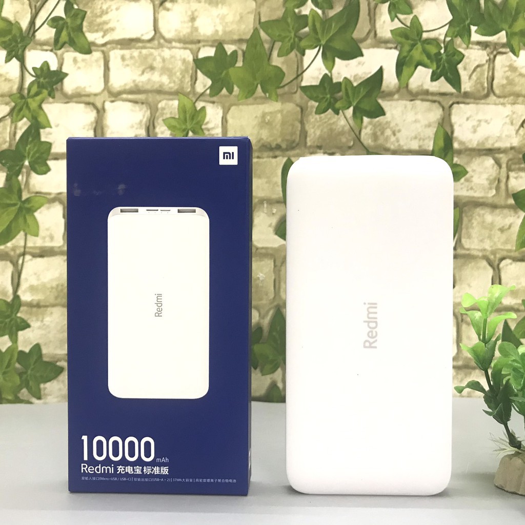 Sạc dự phòng Xiaomi Redmi 10000mAh 20000mAh PB100LZM BẢO HÀNH CHÍNH HÃNG 6 THÁNG 1 ĐỔI 1