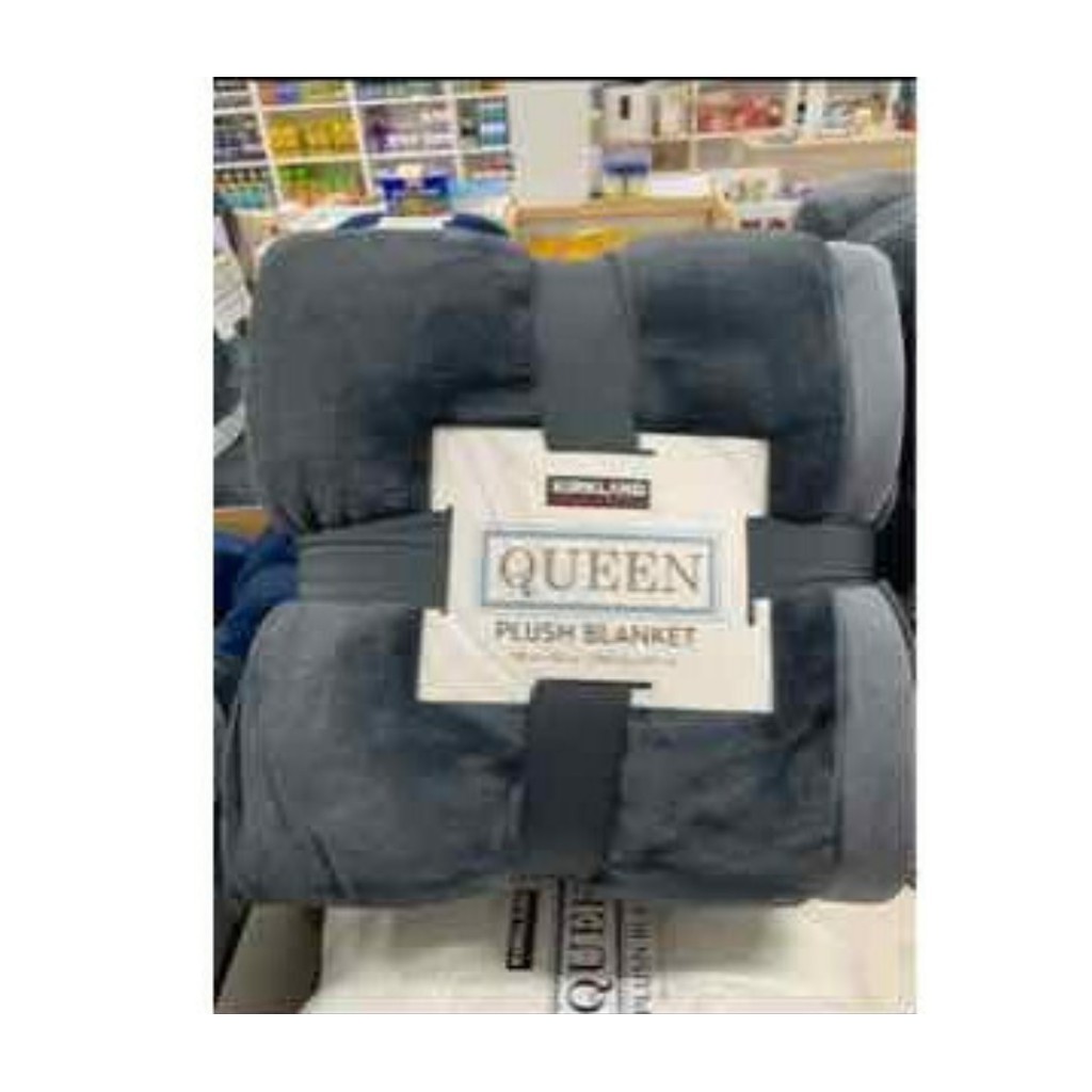 CHĂN LÔNG CỪU KIRKLAND PLUSH BLANKET QUEEN 248 X 233CM CỦA MỸ