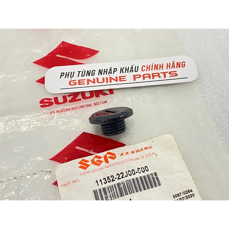 Ốc nắp mâm lửa SATRIA FI, RAIDER FI, GSX, BANDIT chính hãng Suzuki Indo 11352-22J00-000 / 09259-36031-000