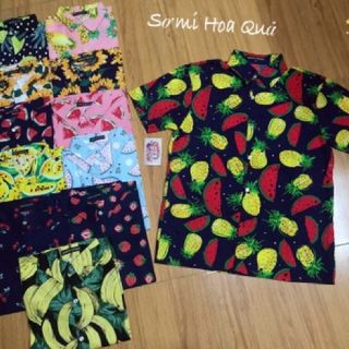 Sơ mi hoa quả🍌🍍🍒🍎🌶