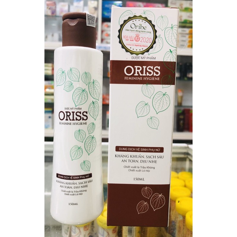 Dung dịch vệ sinh phụ nữ Oriss Feminine Hygiene - 100ml - kháng khuẩn, sạch sâu, an toàn, dịu nhẹ