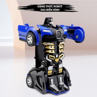 Đồ chơi ô tô biến hình Robot Transformer, sản phẩm 2 trong một, giá rẻ thích hợp làm quà cho cả bé trai và bé gái