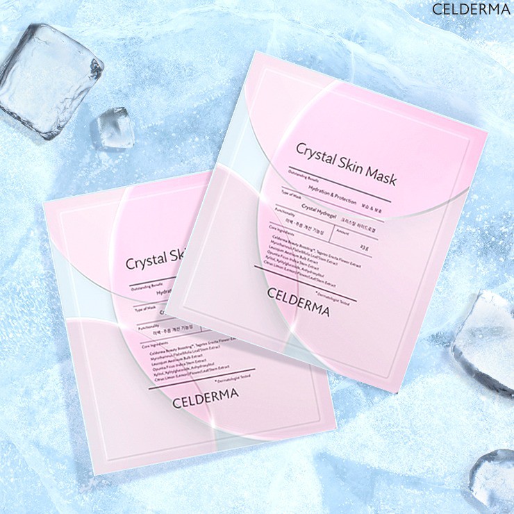 [1-5 Miếng] Mặt Nạ Thạch Anh Celderma Crystal Skin Mask 23g