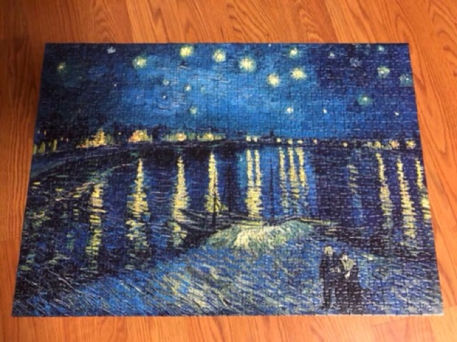 Tranh ghép hình 1000 miếng Ravensburger "The starry night"