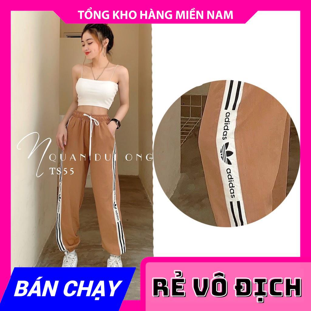QUẦN ĐŨI ỐNG BO TS55 ⚡HÀNG ĐẸP⚡ẢNH THẬT⚡ QUẦN ĐỦI PHỐI SỌC THỂ THAO ⚡ QUẦN THỂ THAO  MY