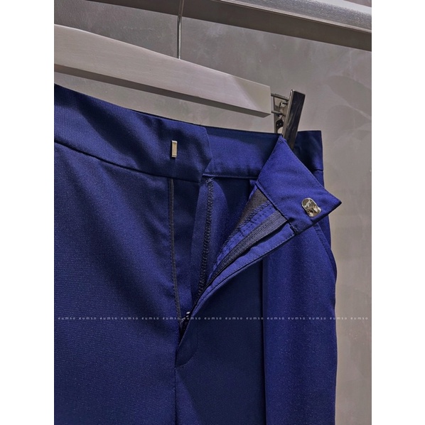 EUMSO - Quần tây hack dáng lưng cao ống rộng LANA PANTS