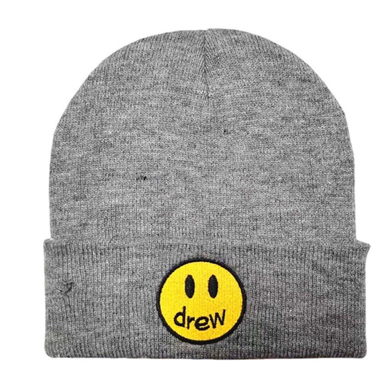 Mũ nón len thêu chữ DREW phong cách cá tính unisex