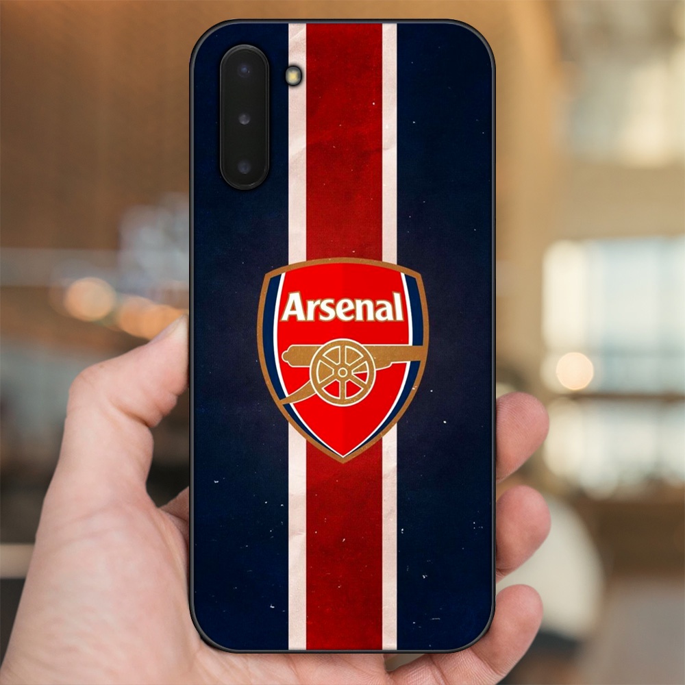 Ốp lưng Samsung Note 10 viền đen in hình Arsenal FC