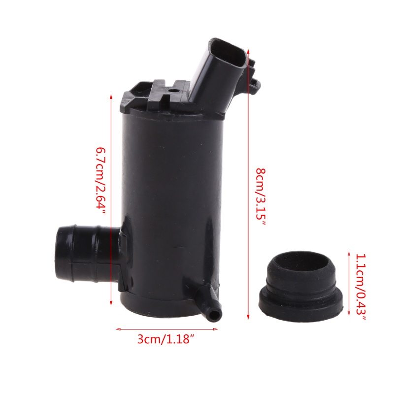 ✿ Máy Bơm Nước Rửa Kính Áp Suất Cao 12V 3.7A