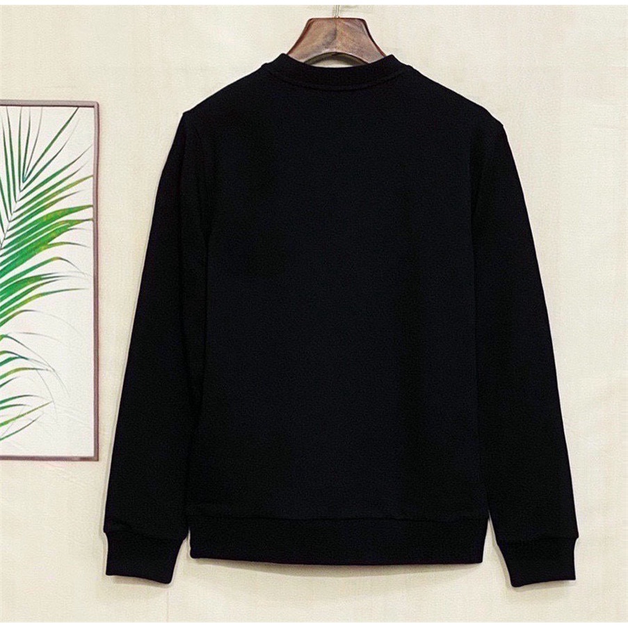 Áo sweater cotton Tay Dài Cổ Tròn Thêu Họa Tiết Thời Trang Thu Đông Mới 2022 Size S-4XL