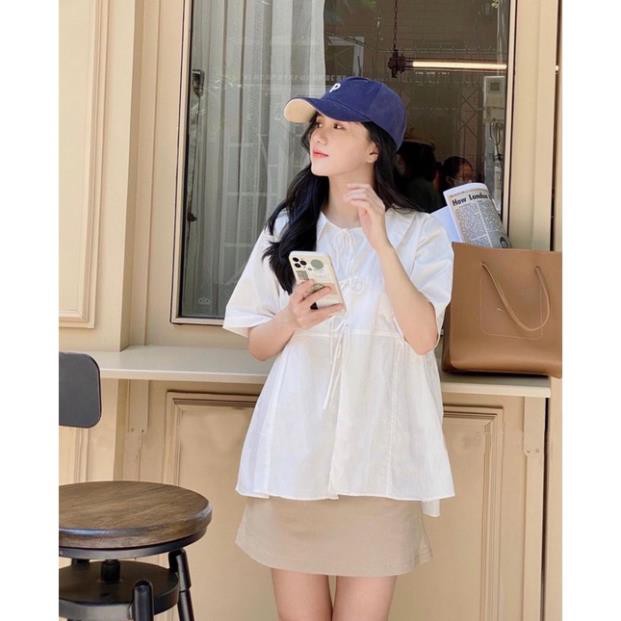 Áo bbd thắt nơ trơn G16 !