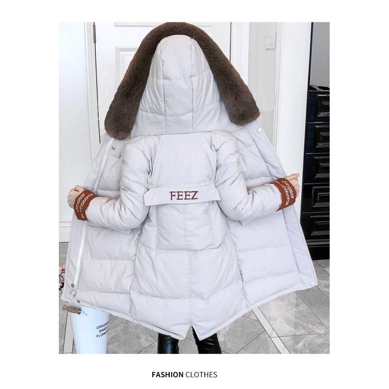 Áo Phao Mủ Lông Bé Gái 13-47kg Thời Trang Baby Cao Cấp Quảng Châu