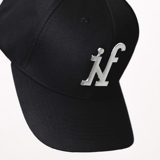 Nón Đen Logo INF Thép 