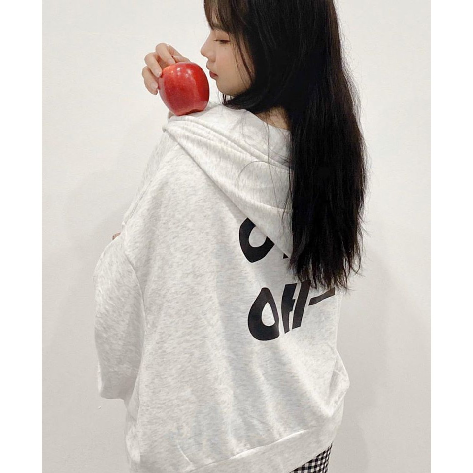 Áo Khoác Nỉ Bông CROPTOP OH OH SS2 MÀU XÁM UNISEX | BigBuy360 - bigbuy360.vn