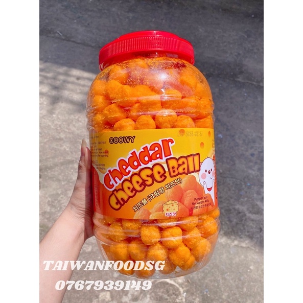 BÁNH SNACK PHÔ MAI CHEDDAR CHEESE BALL | TAIWANFOODSG