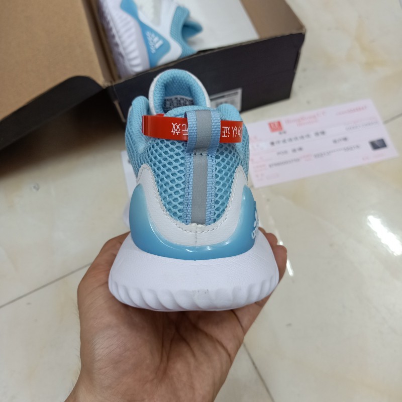 Giày Chạy Bộ Alphabounce Trắng Xanh Biển Nam Nữ Cao Cấp