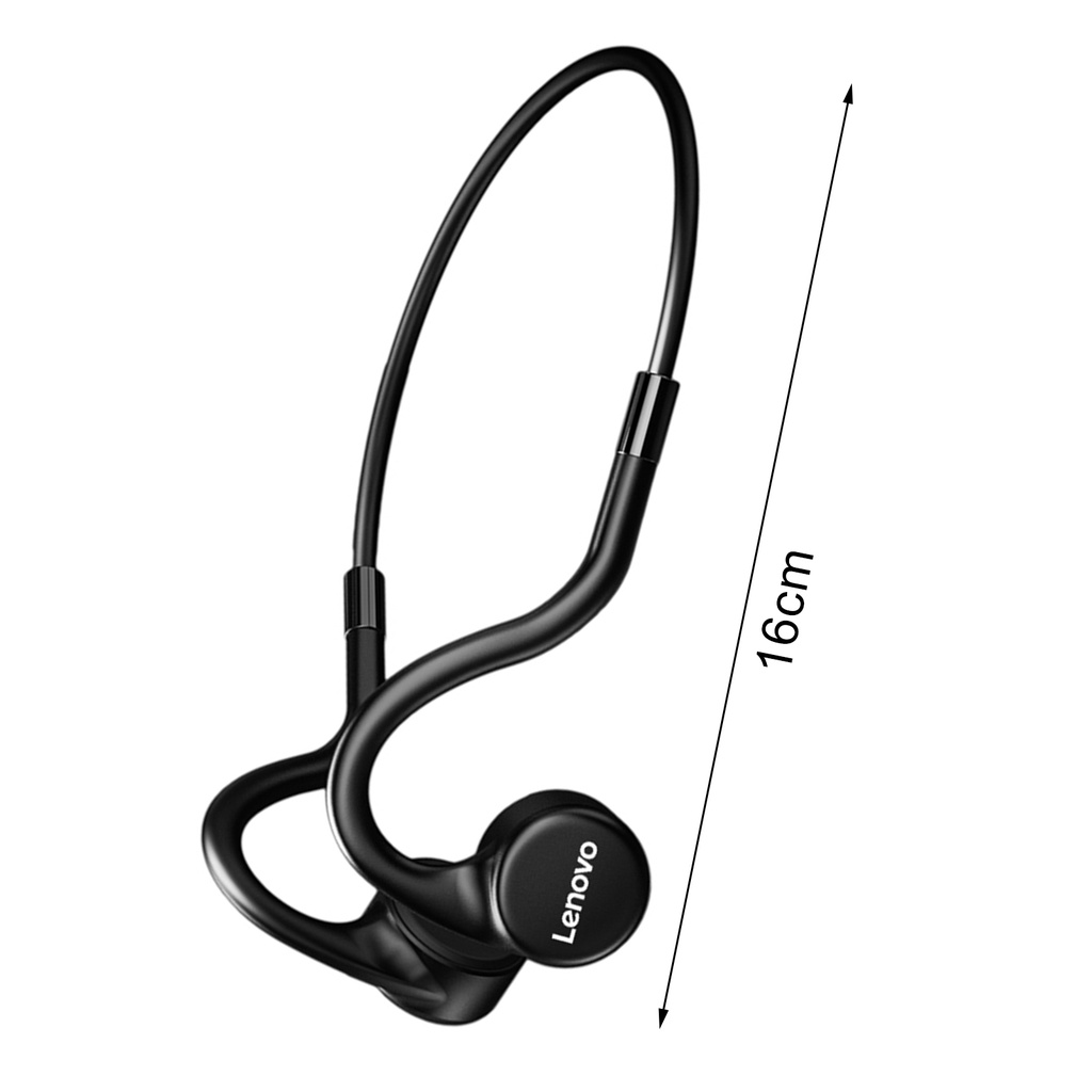 Tai nghe dẫn truyền Lenovo X5 chống thấm nước IPX8 MP3 tương thích Bluetooth 5.0 phong cách thể thao bơi lội