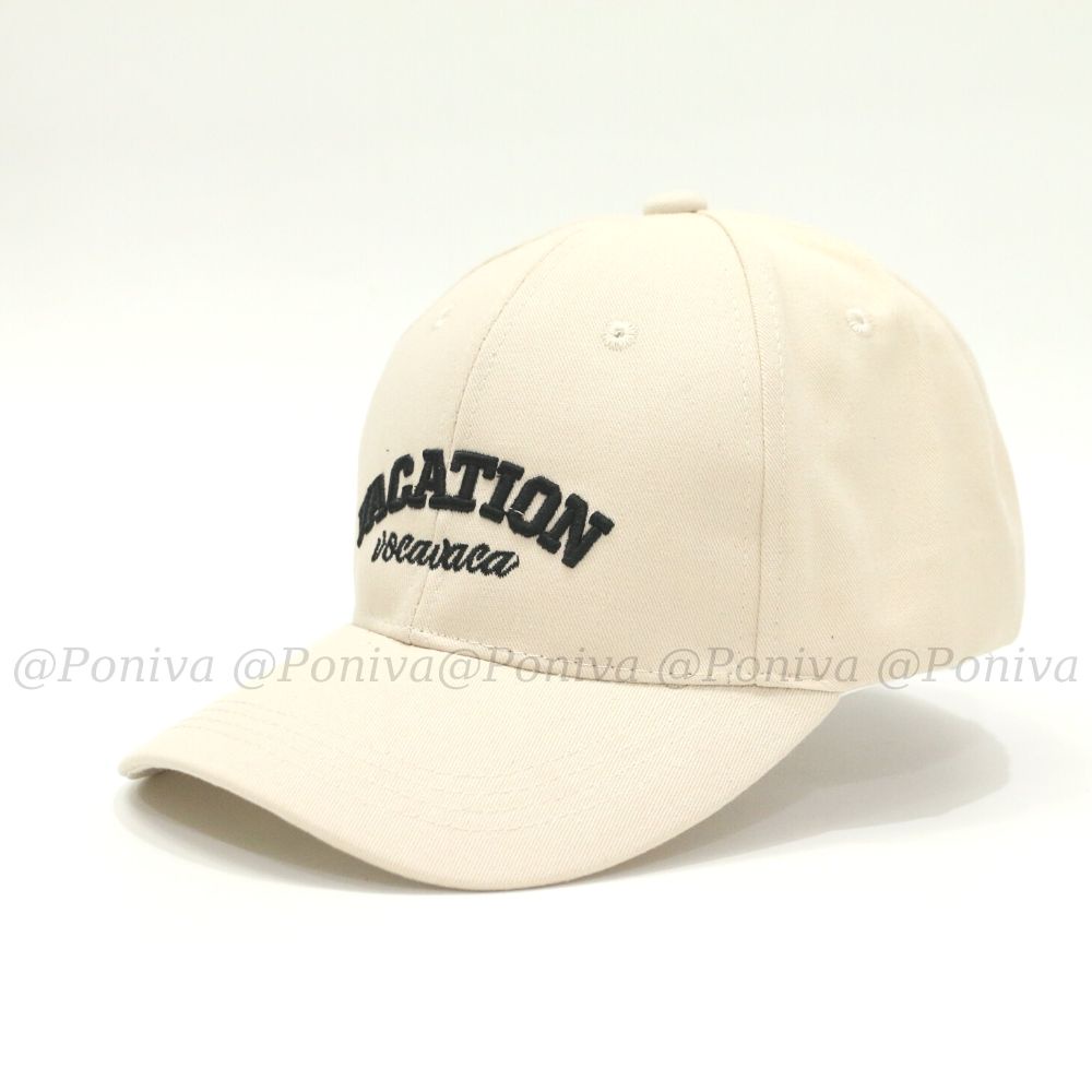 Mũ lưỡi trai ❤️ Nón kết thêu chữ VACATION chất kaki cao cấp form unisex nam nữ VC536 phong cách Ulzzang PONIVA siêu hot
