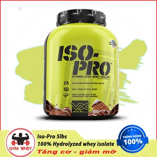 [Free Ship] Sữa tăng cơ 100% Hydrolyzed Whey Vitaxtrong Iso Pro 5lbs (2.4kg) Chính Hãng - Authentic 100%