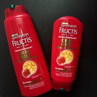 Cặp Dầu Gội Xả Garnier Fructis Color Resist(400ml-200ml)