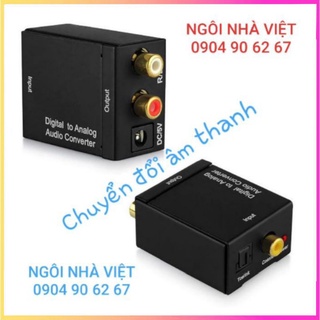 Bộ chuyển đổi âm thanh Quang (Optical) sang tín hiệu Analog (R/L), cho âm thanh hay, chất lượng