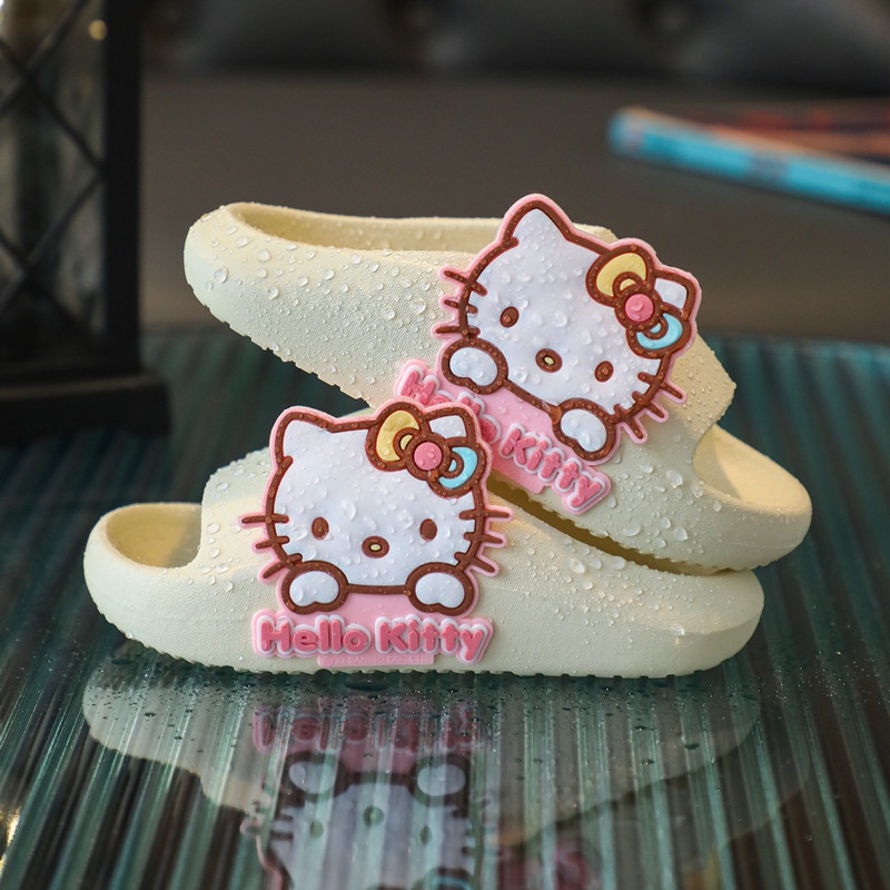 SANRIO Dép Sandal Họa Tiết Hello Kitty Xinh Xắn Theo Phong Cách Mùa Hè Dành Cho Bé Gái
