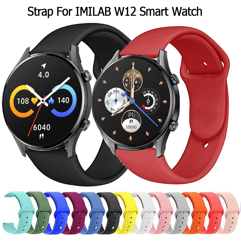 Imilab W12 Dây Đeo Silicon Cho Đồng Hồ Thông Minh IMILAB W12
