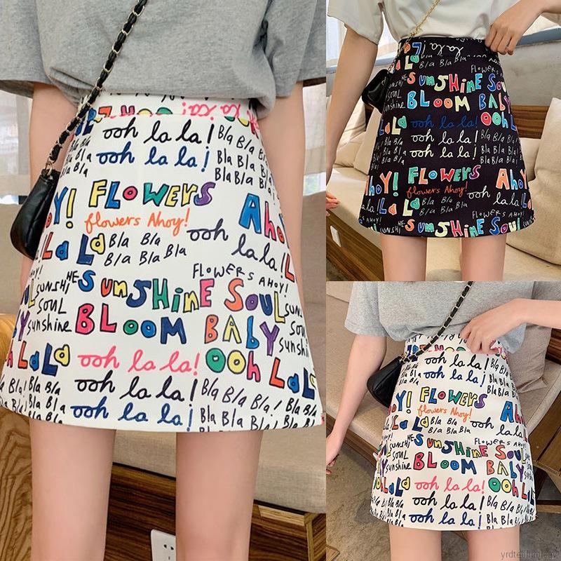 Chân Váy Thời Trang Cạp Cao In Hình Hoạt Họa Xinh Xắn | BigBuy360 - bigbuy360.vn