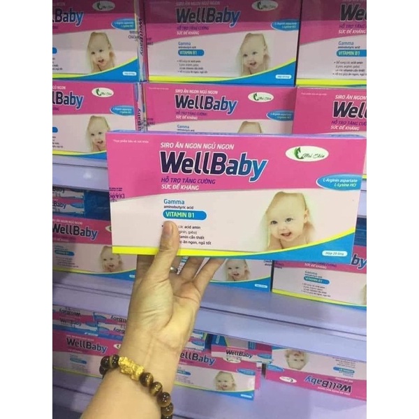 Siro Ăn Ngon Ngủ Ngon Wellbaby Hộp 20 Ống
