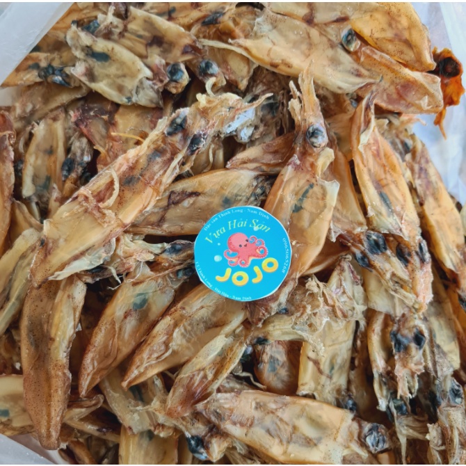 500Gr Khô Mực Chuối - Khô Mới Thơm Rim, Chiên, Nấu Súp Ngon Bổ Rẻ - Đặc Sản Thịnh Long JoJo Seafood