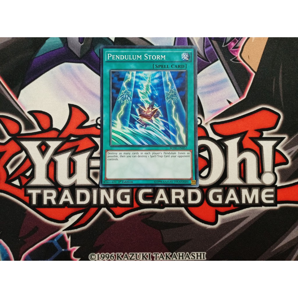 Thẻ bài Yugioh chính hãng Pendulum Storm - BOSH-EN057 - Super Rare 1st Edition