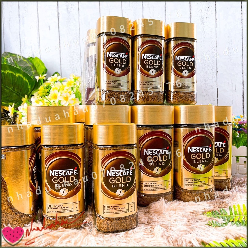 Một hủ bột cà phê hòa tan Nescafe Anh hủ 100/200gam