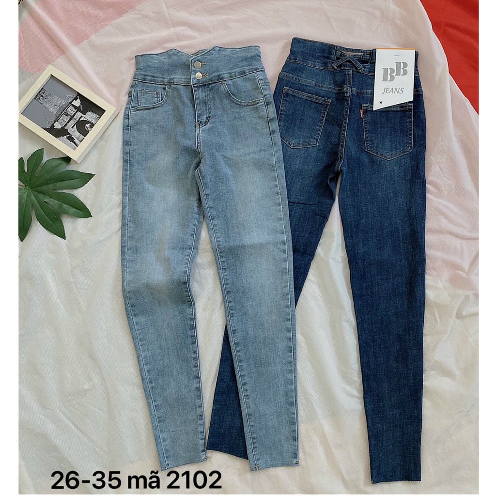 Quần Jeans Nữ VNXK Bigsize Body Co Giãn Size Nhỏ Đến 35 Ms 2102