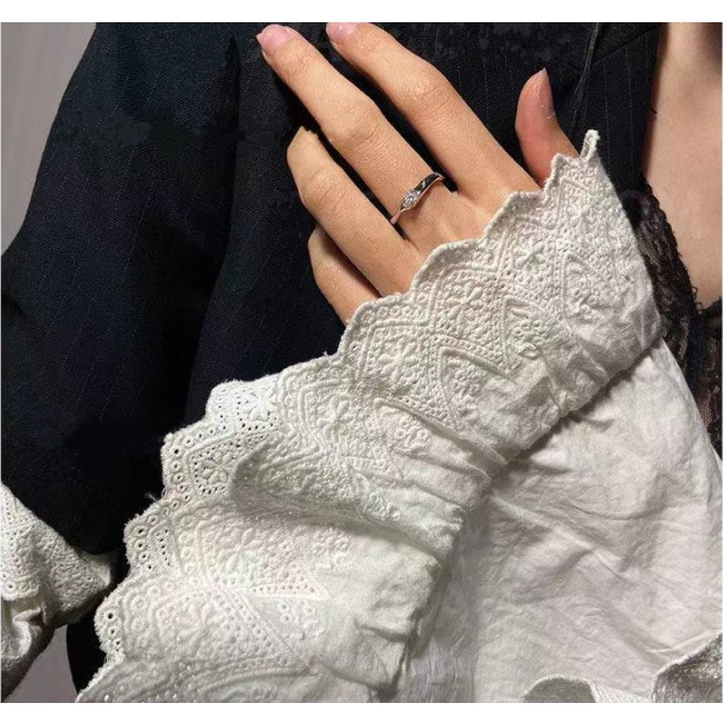 Nhẫn nữ hở đính đá lấp lánh Ula Shop phong cách Hàn Quốc new arrival NĐ1