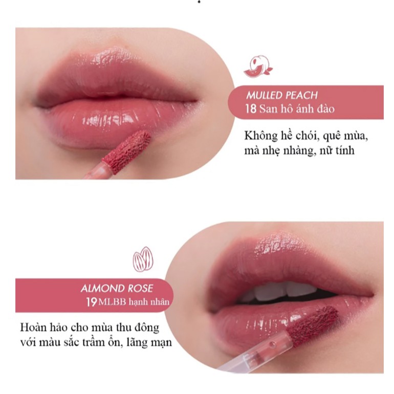 Son bóng mọng môi lâu trôi Romand Juicy Lasting Tint Ripe Fruit (Màu #18 đến #21) | BigBuy360 - bigbuy360.vn
