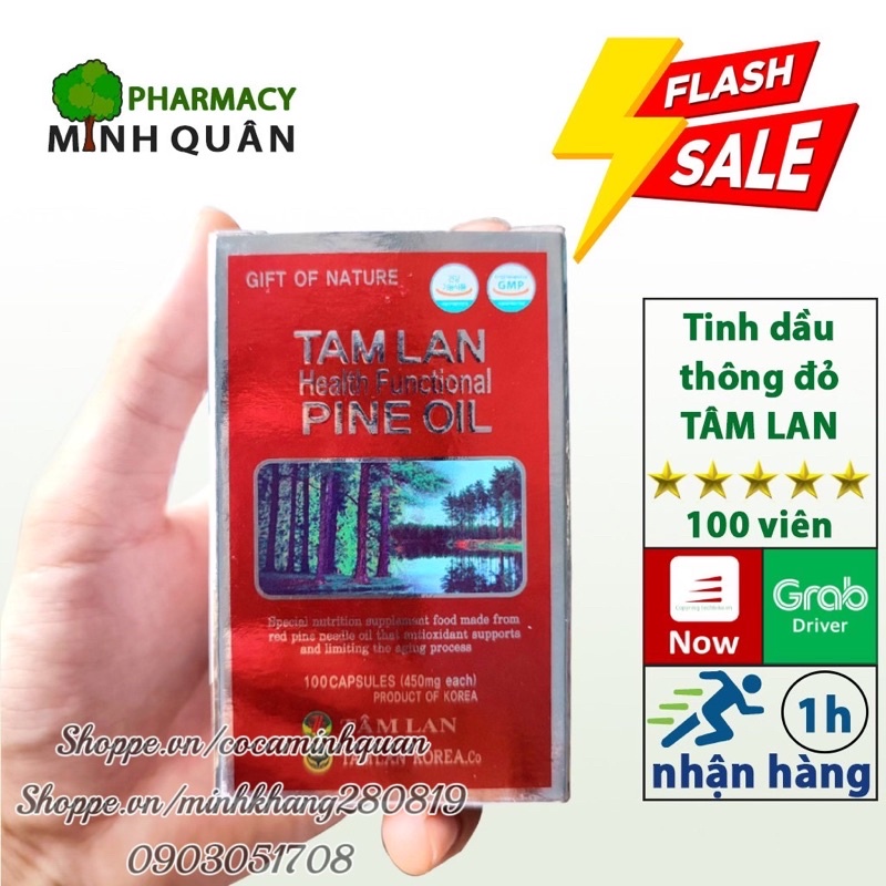 Tinh dầu thông đỏ Tâm Lan- nhập khẩu HÀN QUỐC